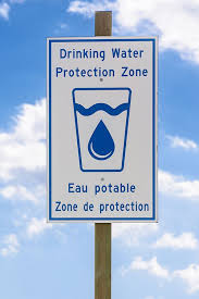 source protection road sign